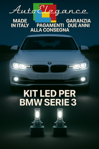🔥KIT LED D1S 6000K Anabbaglianti per BMW Serie 3 | Bianco CANBUS🔥