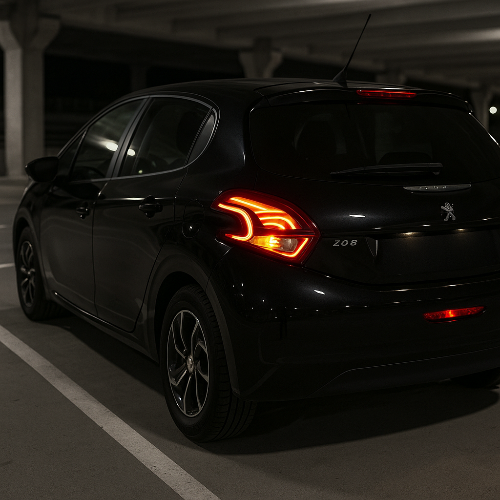 😎FARI POSTERIORI BARRA LED FUMÉ ADATTO PER PEUGEOT 208 12-15😎