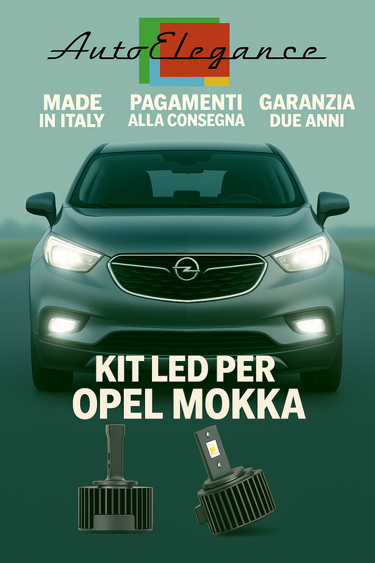💕 KIT LED D3S 6000K Opel Mokka Anabbaglianti + Fendinebbia | Bianco Ghiaccio 💕
