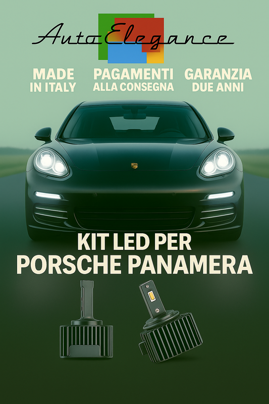 💕 KIT LED D1S 6000K Porsche Panamera Solo Fari Anabbaglianti | Bianco 💕