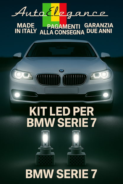 🔥KIT LED D1S 6000K Anabbaglianti + Fendinebbia per BMW Serie 7  Bianco CANBUS🔥 (Copia)