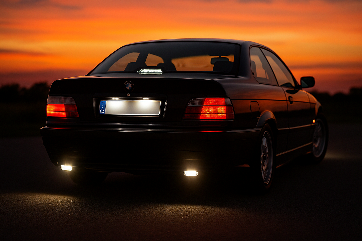 😎LUCE DI TARGA ADATTO PER BMW E36 12.90-09.99😎