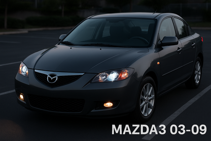 😎FARO ANTERIORE XENON NERO ADATTO PER MAZDA 3 03-09😎