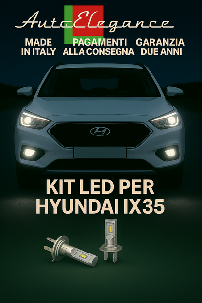 🔥KIT LED H7 6000K Abbaglianti per HYUNDAI IX35 | Bianco CANBUS🔥