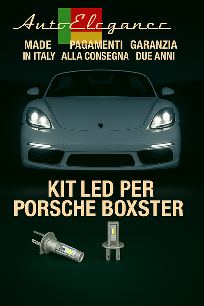 💫KIT LED H7 6000K Abbaglianti per PORSCHE BOXSTER | Bianco CANBUS💫
