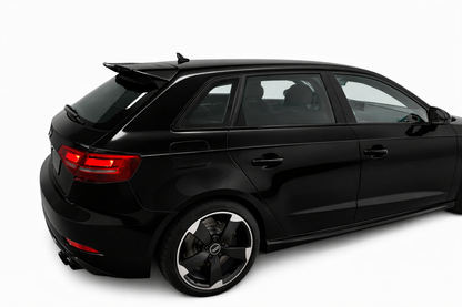 💕ART.0072 SPOILER AUDI A3 8V 5D  12-20 LOOK RS3 NERO LUCIDO💕
