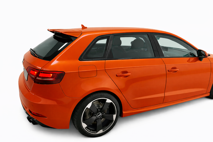 💕ART.0072 SPOILER AUDI A3 8V 5D  12-20 LOOK RS3 NERO LUCIDO💕