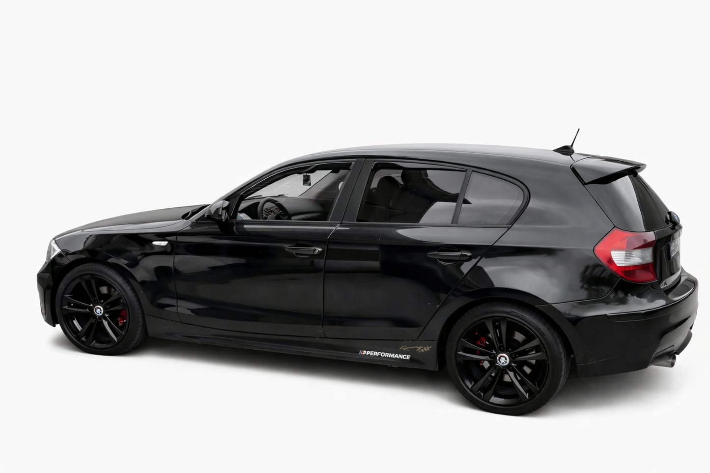 💕ART.0404  SPOILER BMW SERIE 1 E87 E81 2004-2011 NERO LUCIDO💕