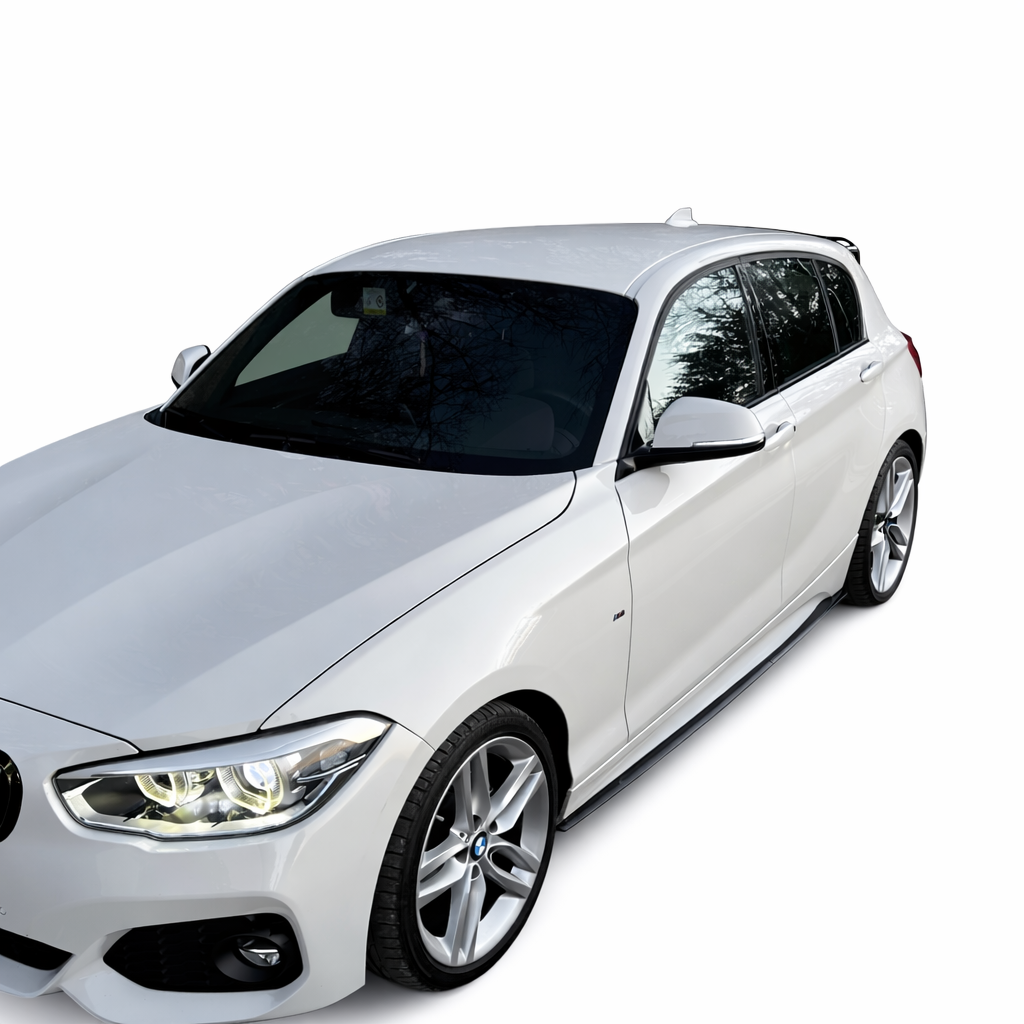 💕ART. 0034  SOTTO MINIGONNE BMW SERIE 1 F20 F21  190CM NERO LUCIDO💕