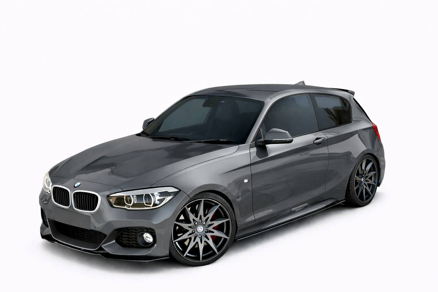 💕ART. 0034  SOTTO MINIGONNE BMW SERIE 1 F20 F21  190CM NERO LUCIDO💕
