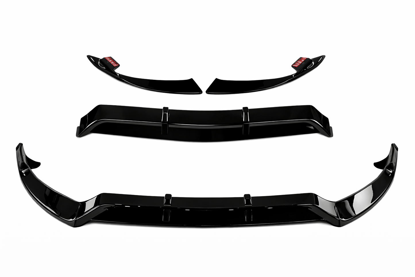 💕ART.8660 SPLITTER Mercedes Benz C W205 2014-2022 NERO LUCIDO 💕