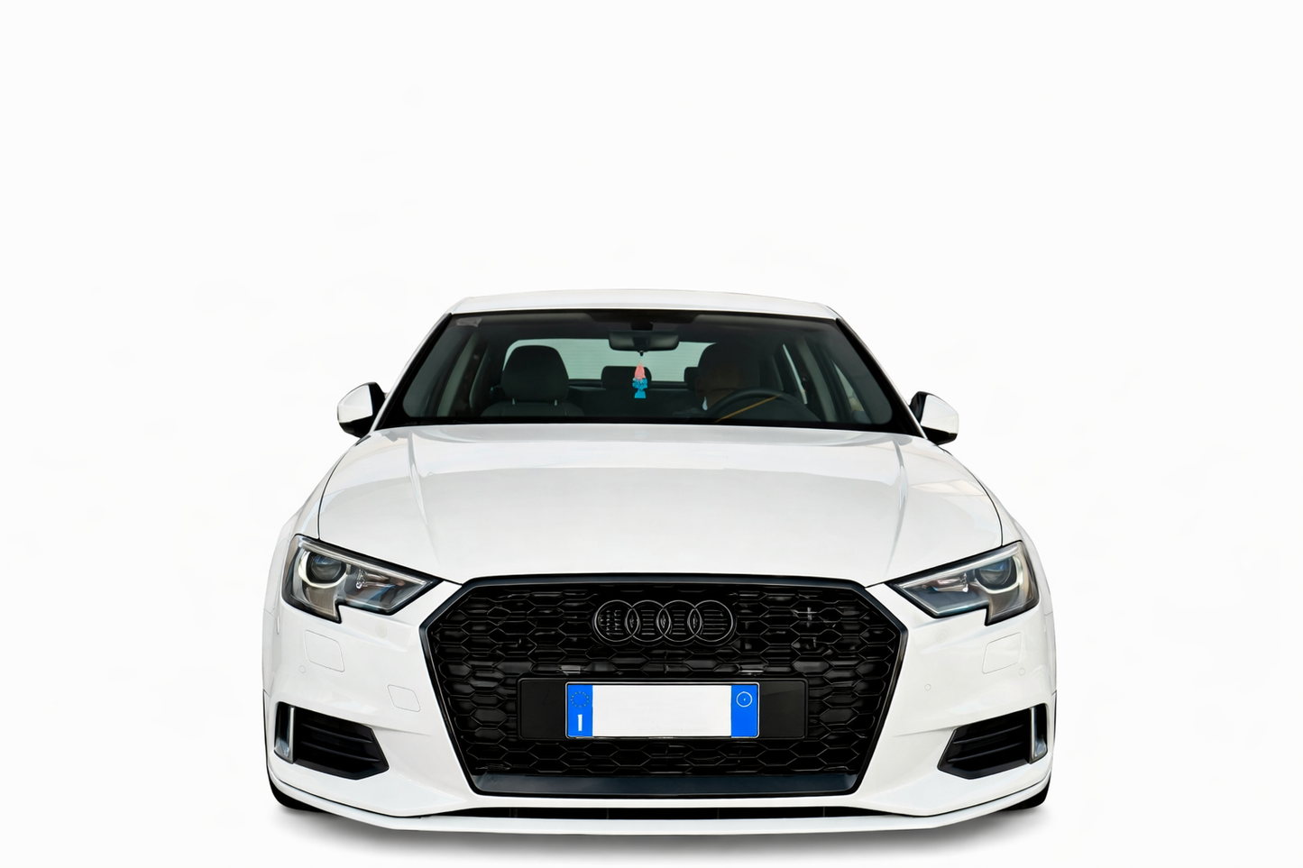 💕ART. 0033 GRIGLIA AUDI A3 8V 2017-2020 LOOK RS3 NERO LUCIDO💕