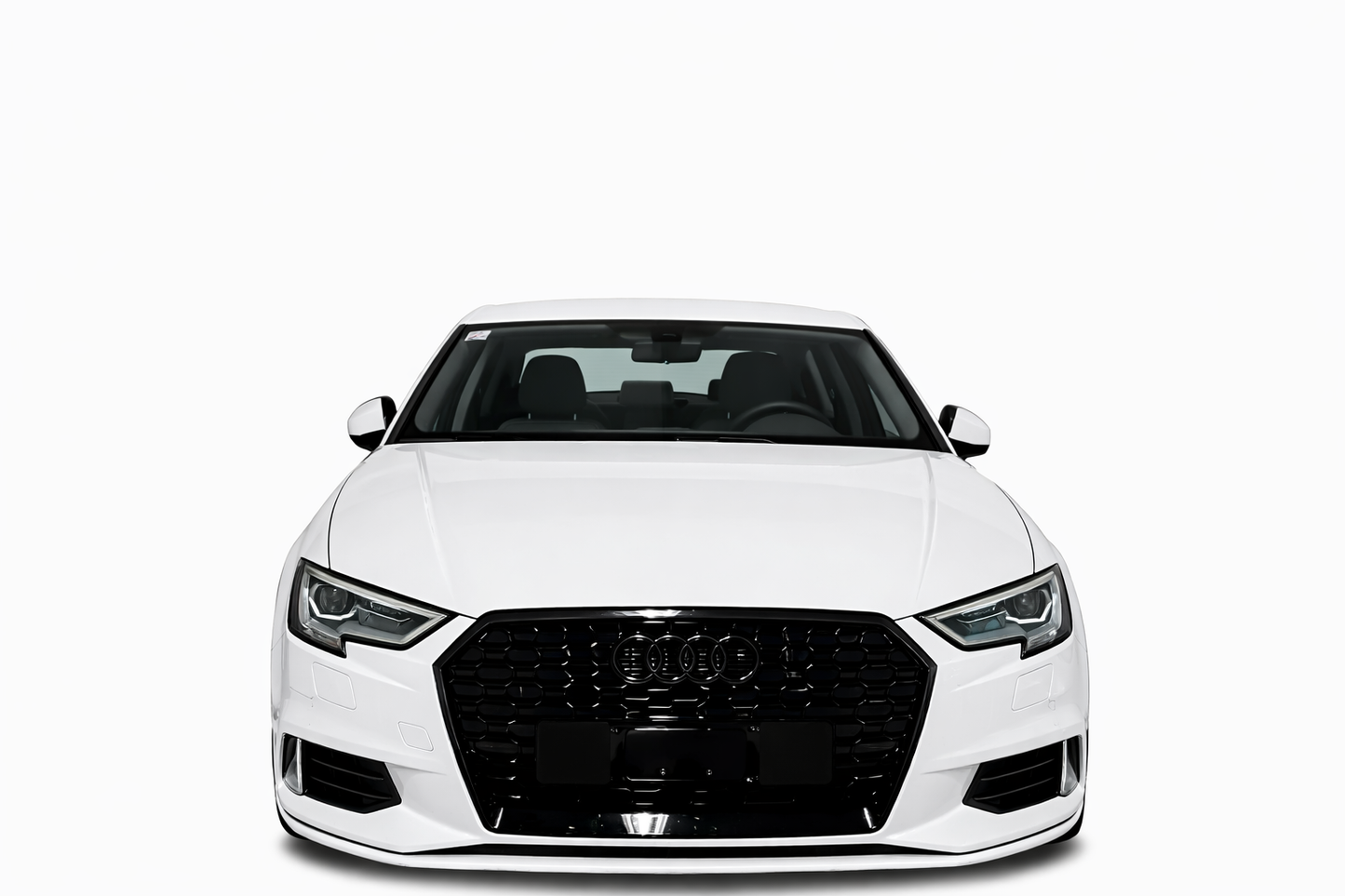 💕ART. 0033 GRIGLIA AUDI A3 8V 2017-2020 LOOK RS3 NERO LUCIDO💕