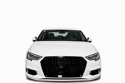 💕ART. 0033 GRIGLIA AUDI A3 8V 2017-2020 LOOK RS3 NERO LUCIDO💕