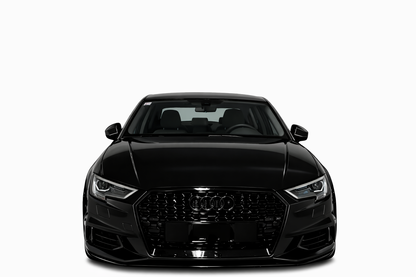 💕ART. 0033 GRIGLIA AUDI A3 8V 2017-2020 LOOK RS3 NERO LUCIDO💕