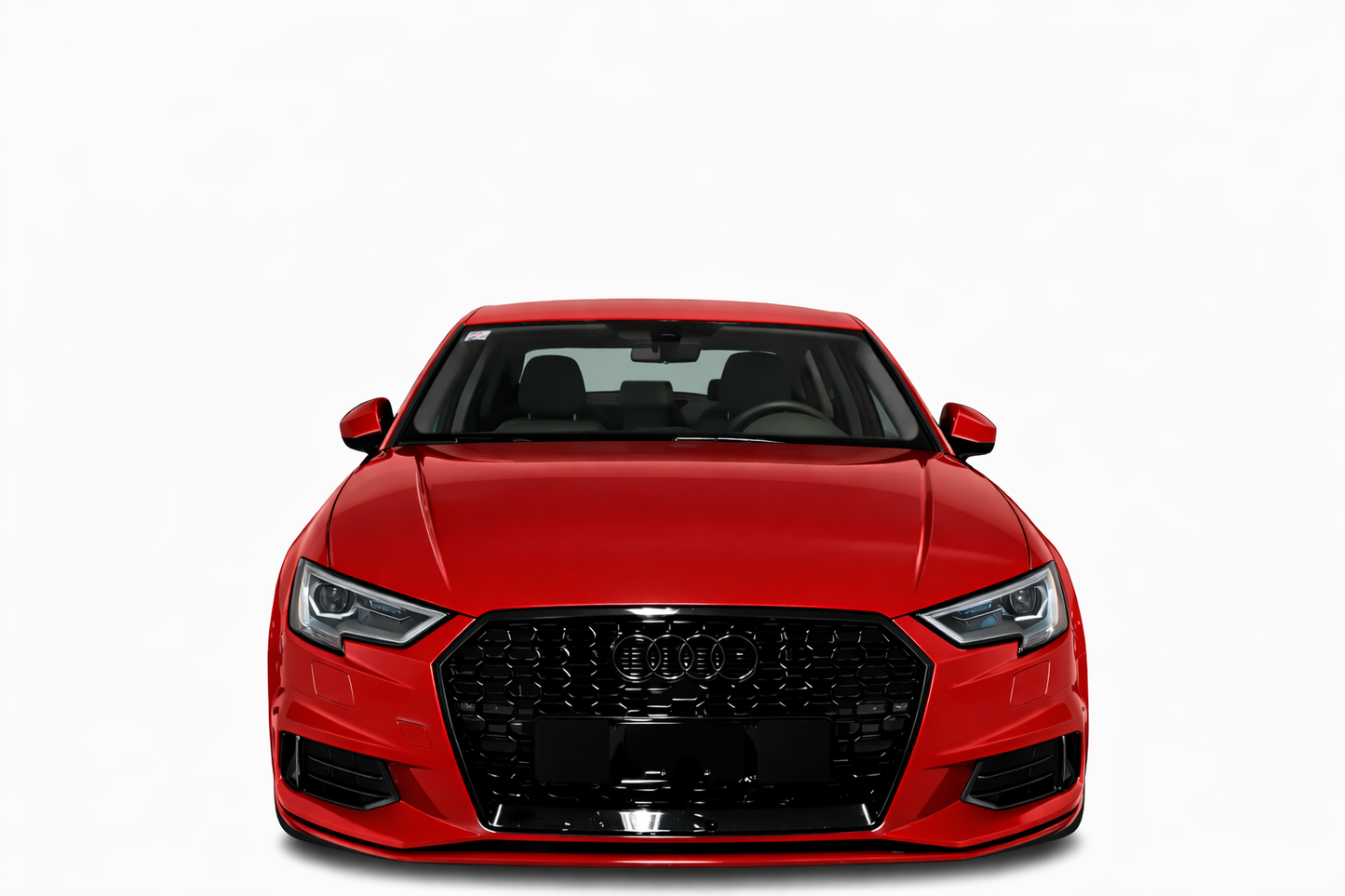 💕ART. 0033 GRIGLIA AUDI A3 8V 2017-2020 LOOK RS3 NERO LUCIDO💕