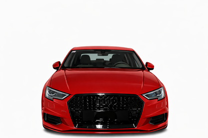 💕ART. 0033 GRIGLIA AUDI A3 8V 2017-2020 LOOK RS3 NERO LUCIDO💕