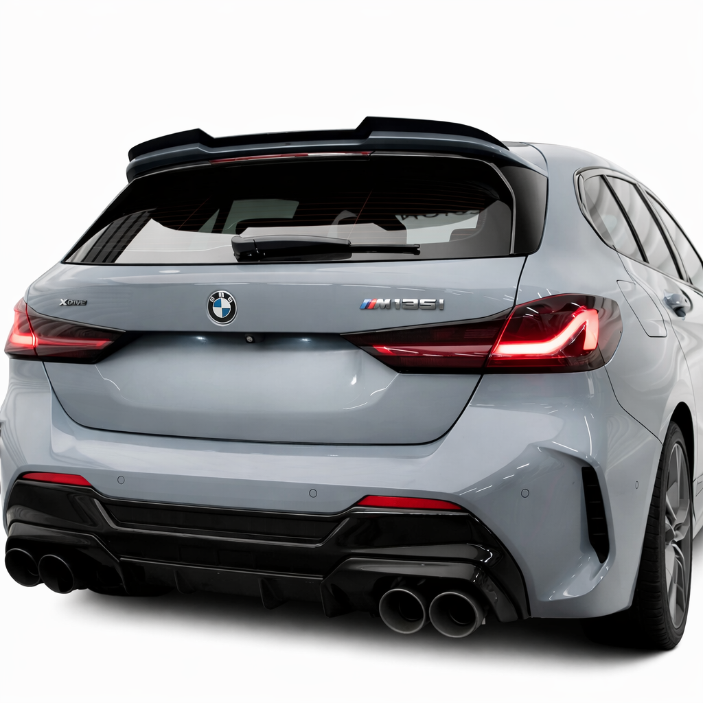 💕ART.8724 SPOILER BMW F40 M135i / 128ti / M-Pack F40 2019-2024 NERO  LUCIDO💕
