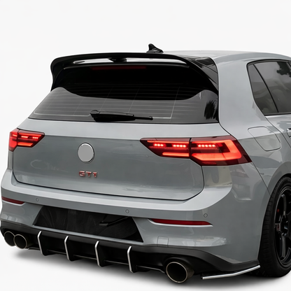 💕ART.8727  SPLITTER  POSTERIORI  VW Golf 8 MK8 GTI 2020-2024  NERO  LUCIDO💕