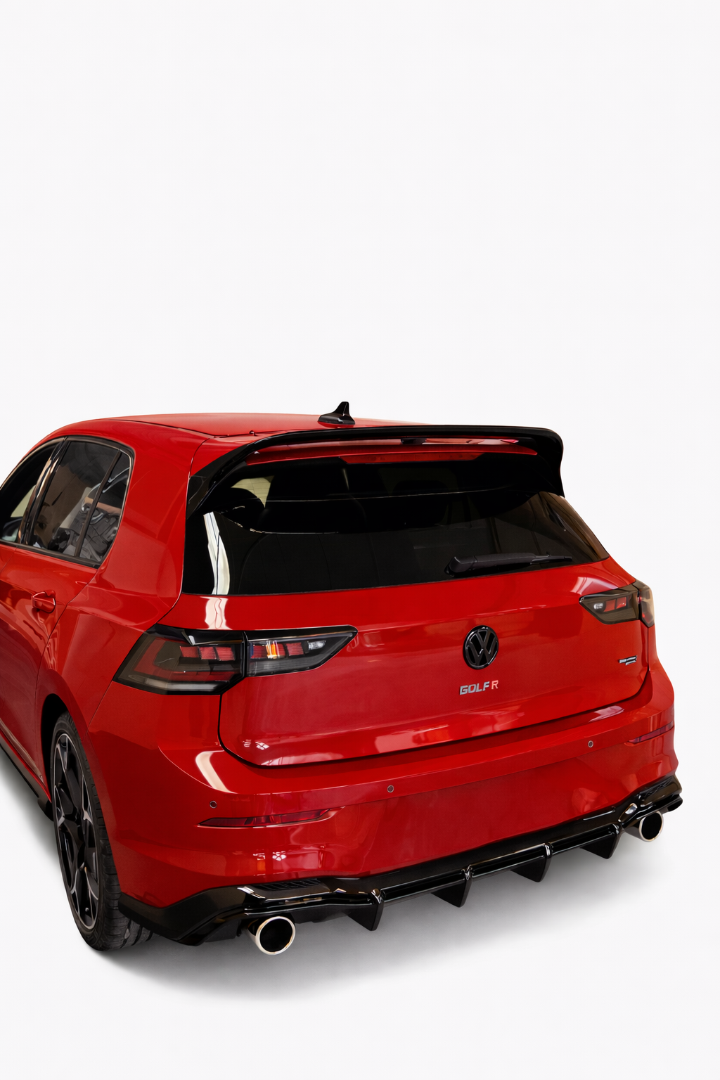 💕ART.1908 DIFFUSORE VW GOLF 8+8.5 GTI 20+ GTI RLINE GTE NERO LUCIDO💕
