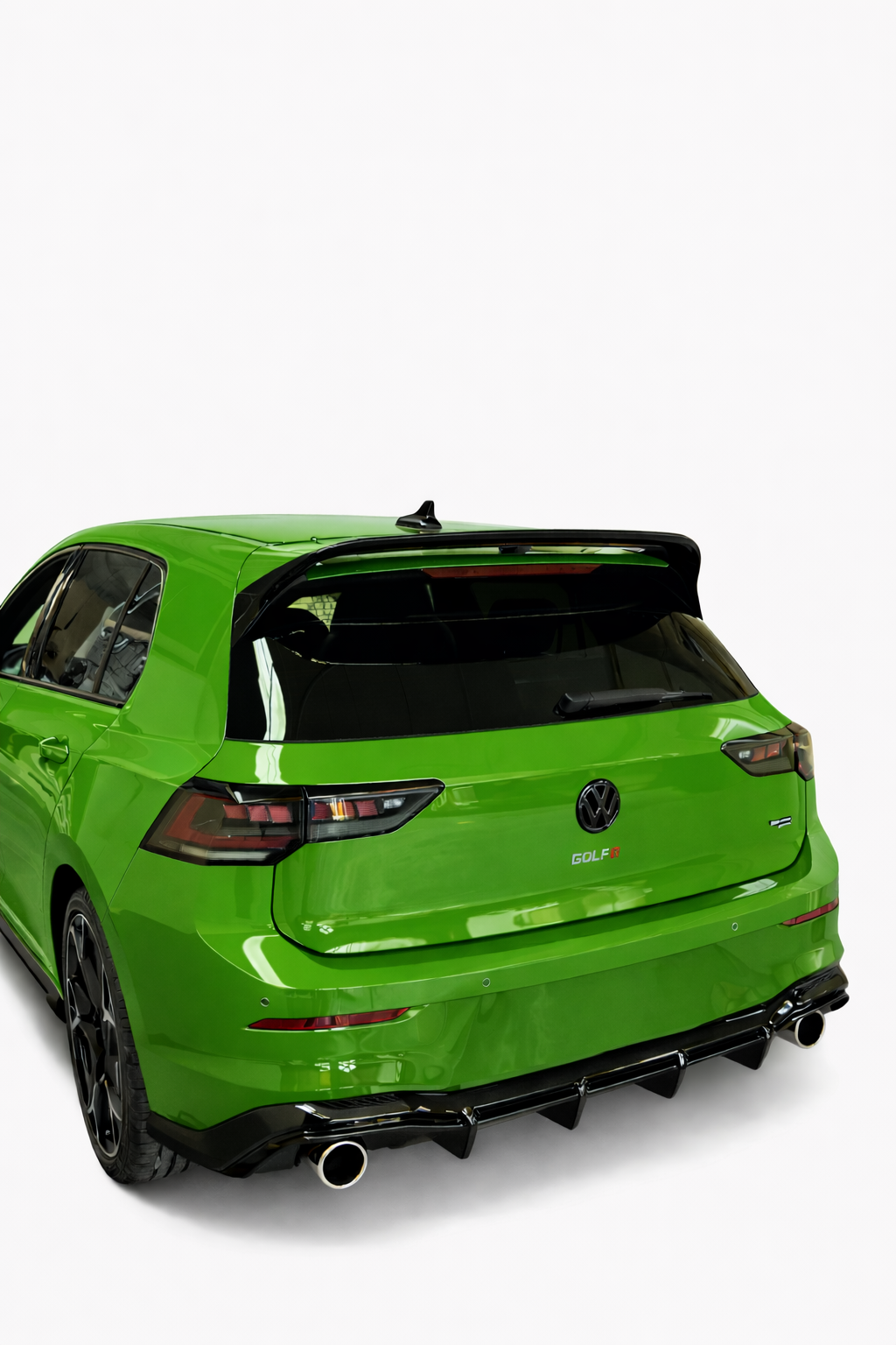 💕ART.1908 DIFFUSORE VW GOLF 8+8.5 GTI 20+ GTI RLINE GTE NERO LUCIDO💕
