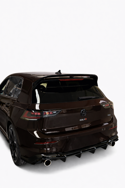 💕ART.1908 DIFFUSORE VW GOLF 8+8.5 GTI 20+ GTI RLINE GTE NERO LUCIDO💕