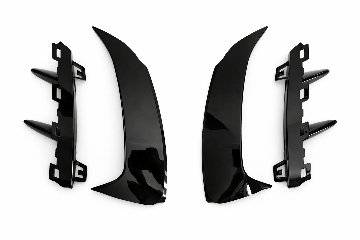 💕ART. 0363 COPPIA FLAP POSTERIORI MERCEDES CLASSE A W177 AMG  NERO  LUCIDO💕