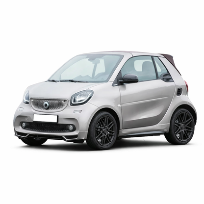 💕 ART. 1752 MINIGONNE SMART 453 FORTWO ABS LOOK BRABUS NERO LUCIDE💕