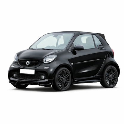 💕 ART. 1752 MINIGONNE SMART 453 FORTWO ABS LOOK BRABUS NERO LUCIDE💕