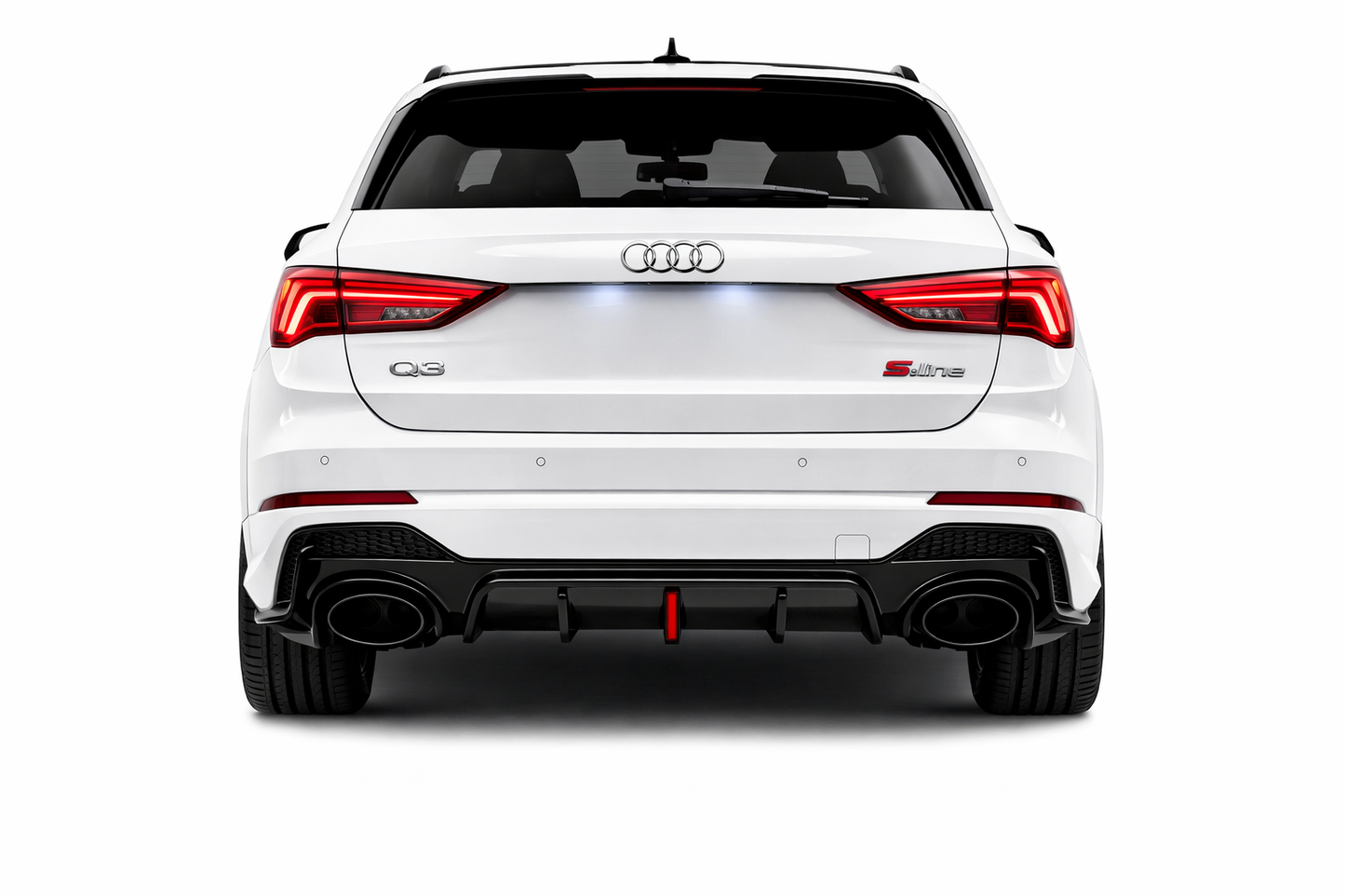 💕ART.8806 DIFFUSORI AUDI Q3 S-LINE 18-25  NERO  LUCIDO   💕