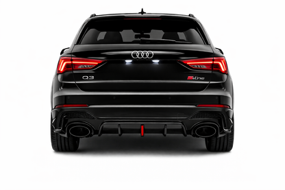 💕ART.8806 DIFFUSORI AUDI Q3 S-LINE 18-25  NERO  LUCIDO   💕