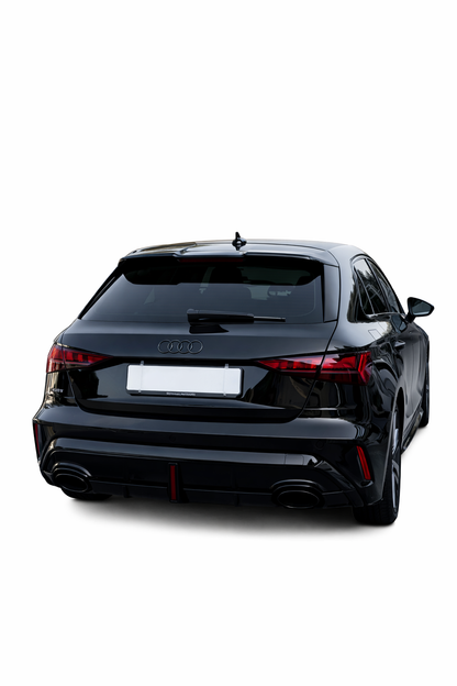 ART.8206  DIFFUSORI AUDI A3 8Y Sportback 2025+ SLine Look RS3 ABS