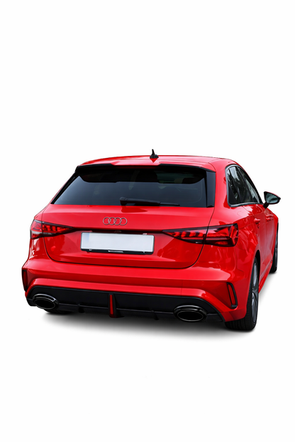 💕ART.8206  Diffusore Audi A3 look rs3 8y sline+s3 2025+restyling con led 💕