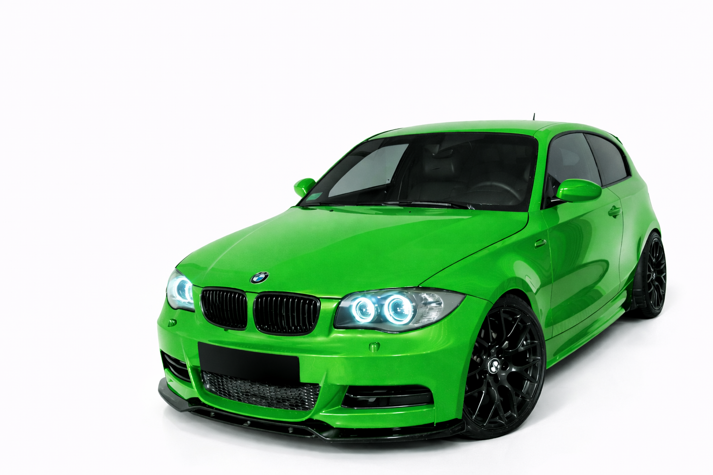 💕ART.0034  SOTTO MINIGONNE DA  BMW SERIE 1 M1 E81 E87  190CM NERO LUCIDO💕