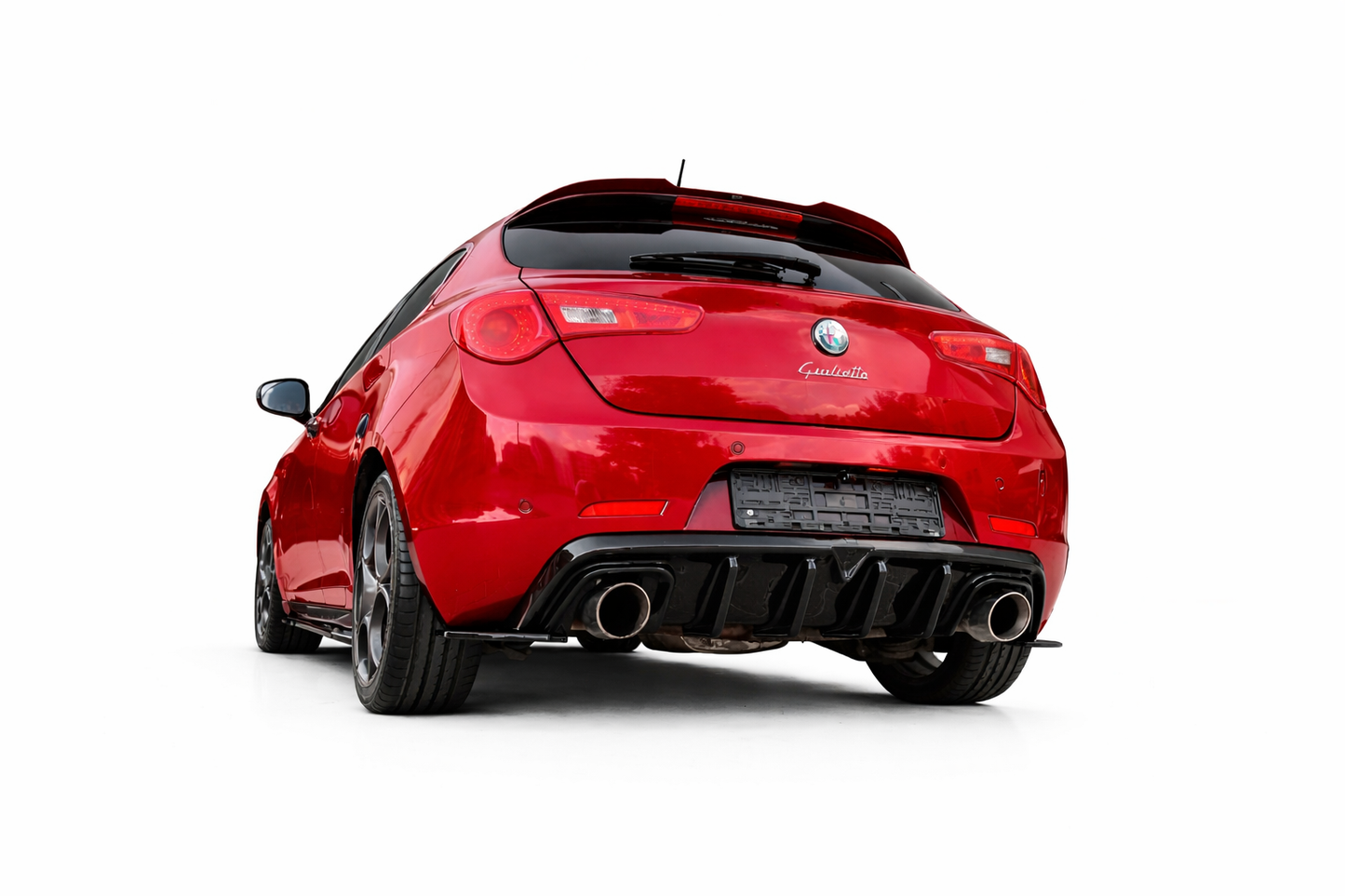 💕ART. 1924 +ART.1954 DIFFUSORE+ FLAPS ALFA ROEMO GIULIETTA NERO LUCIDO💕