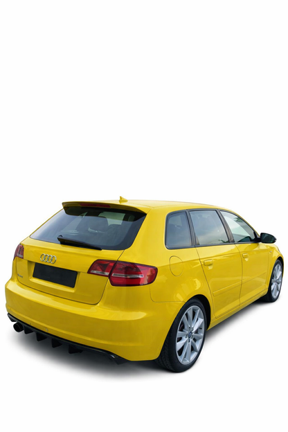 💕ART. 0062 DIFFUSORE AUDI A3 8P 2008-2012 3/5 PORTE LOOK RS3 NERO LUCIDO💕