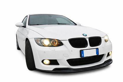 💕ART. 0692  SPLITTER BMW SERIE 3 E92 E93 MTECH 2005-2010 NERO LUCIDO💕