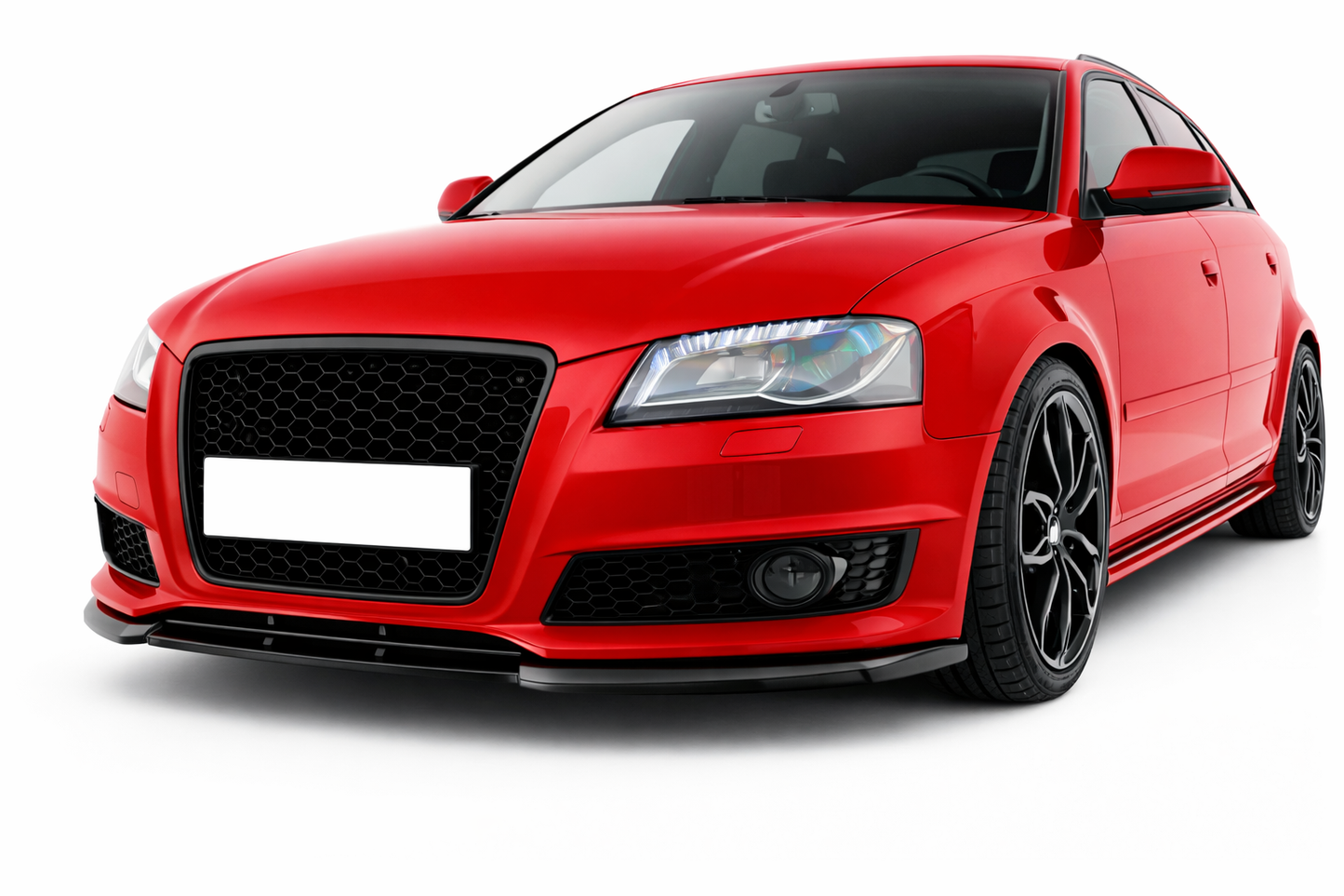 💕ART.8941 SPLITTER AUDI A3 8P 2008-2012  NERO  LUCIDO💕