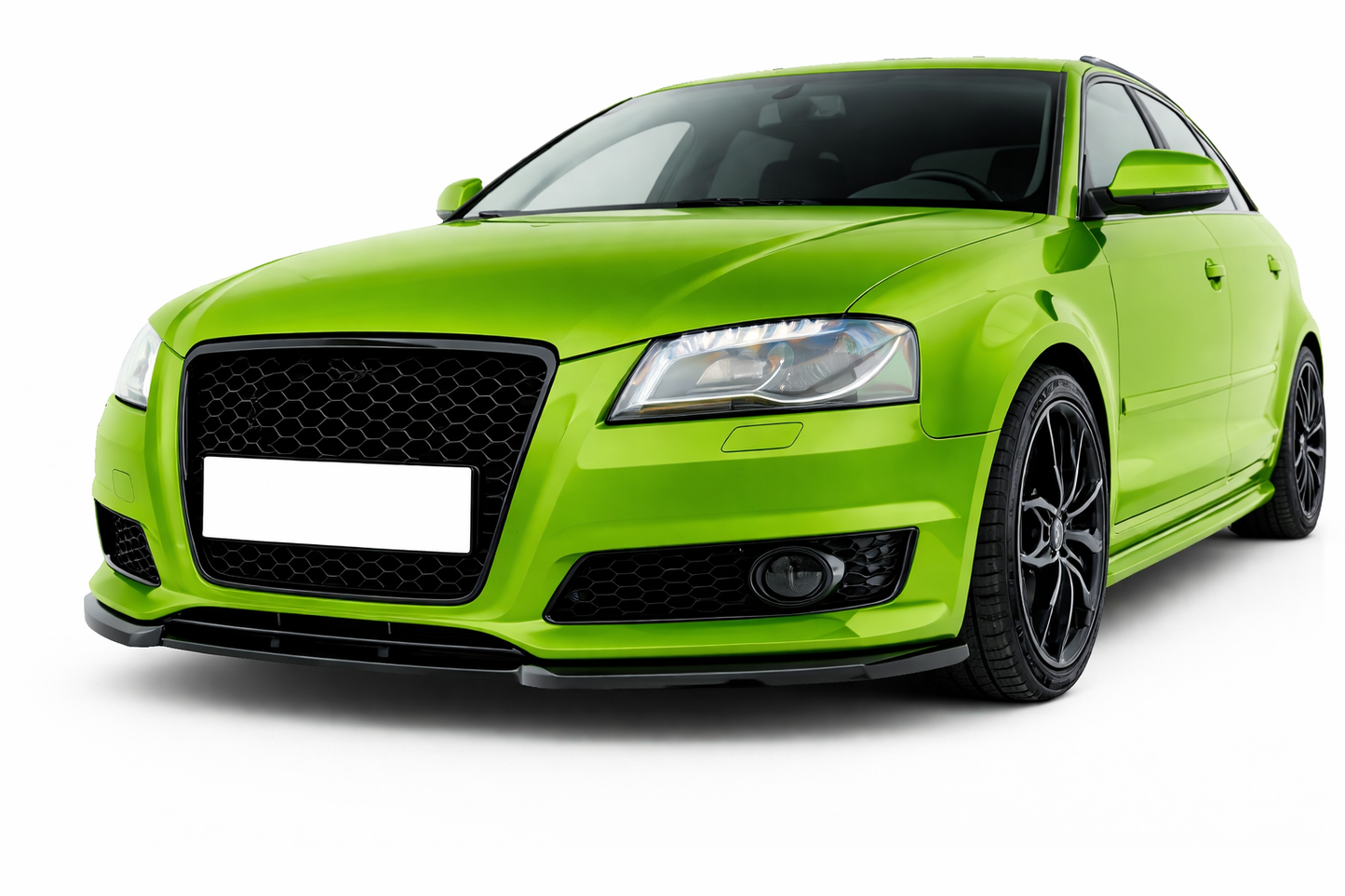 💕ART.8941 SPLITTER AUDI A3 8P 2008-2012  NERO  LUCIDO💕