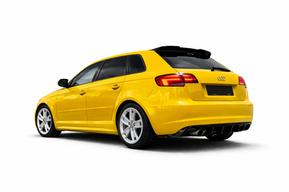 ART.0062  DIFFUSORE AUDI A3 8P 2008-2012 3/5 PORTE LOOK RS3 NERO LUCIDO