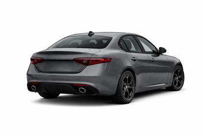 💕ART. 0222  DIFFUSORE ALFA ROMEO GIULIA 16-21 LOOK VELOCE OPACO+TERMINALI 💕