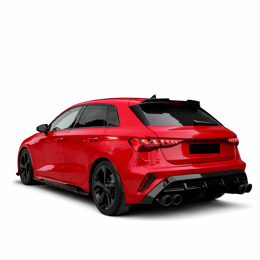 💕ART.8798  Diffusore Audi A3 (8Y) S-Line/S3 Facelift 2025+ Nero Lucido💕