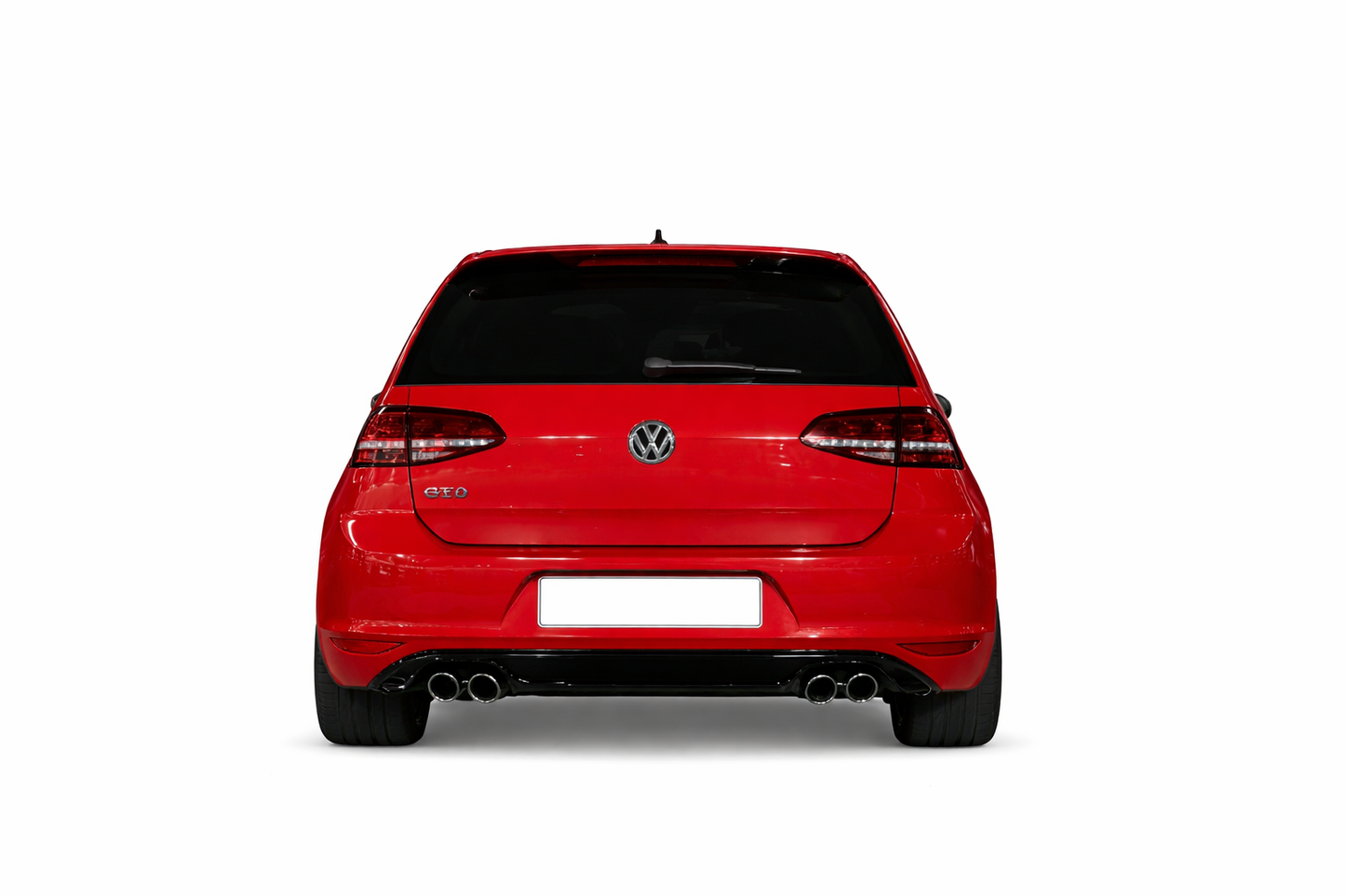 💕 ART. 0914 DIFFUSORE VW GOLF 7.5 LOOK RLINE TERMINALI 2+2💕