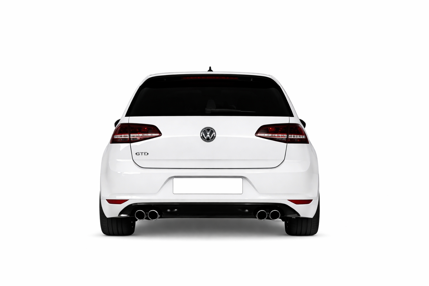 💕 ART. 0914 DIFFUSORE VW GOLF 7.5 LOOK RLINE TERMINALI 2+2💕
