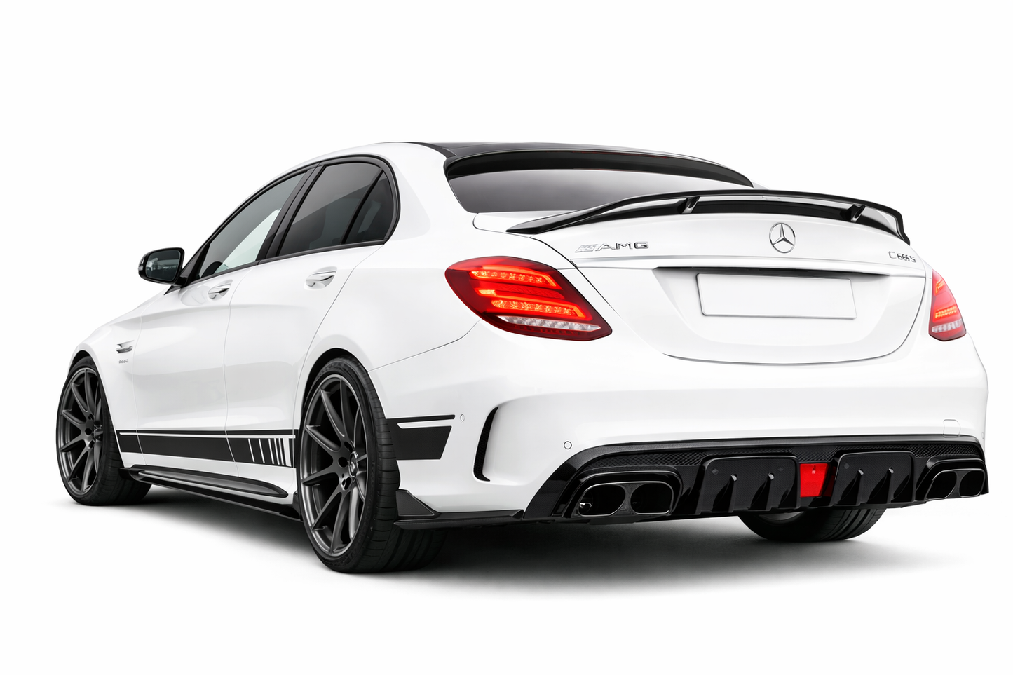 💕ART.9120 DIFFUSOR Mercedes classe C  W205 2019+ 4P / SW Look BRS💕