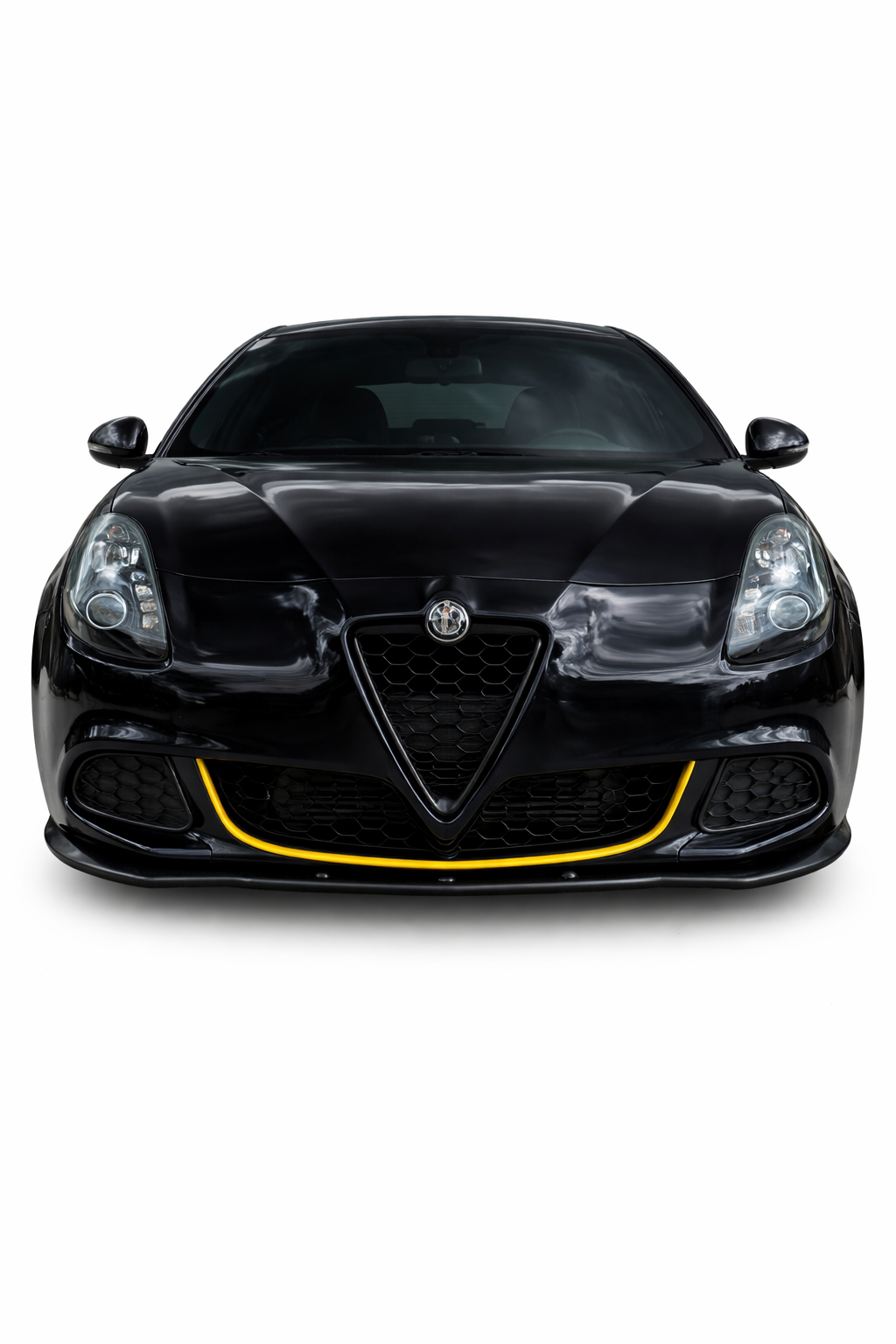 💕ART.1842  SPLITTER  ALFA ROMEO GIULIETTA 2010-2020 NERO LUCIDO💕