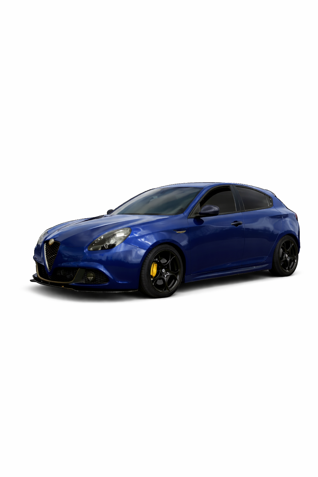 💕ART.1854  SOTTO MINIGONNE ALFA ROMEO  GIULIETTA 2010-2020 NERO LUCIDO 💕