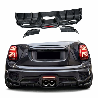 💕DIFFUSORI LED Mini Cooper F55 F56 F57 JCW 2006-2015 NERO LUCIDO 💕