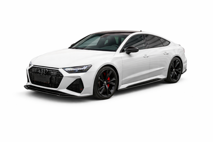 💕ART.2160 SOTTO MINIGONNE AUDI A6 C8 RS6 A7 C8 RS7 19-23 NERO LUCIDO (213cm) 💕