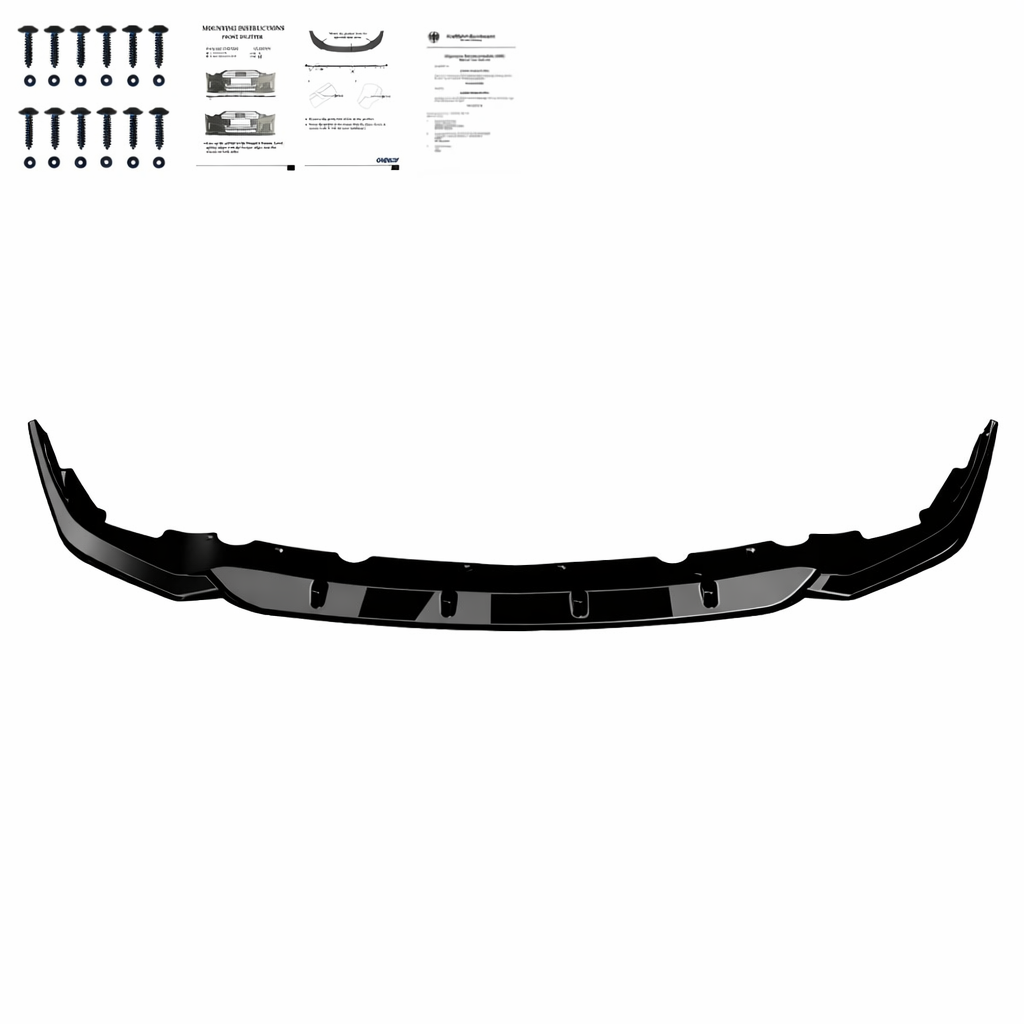 💕ART.2290 SPLITTER BMW SERIE 1 F40 M-Pack/M135i 2019+ NERO LUCIDO💕